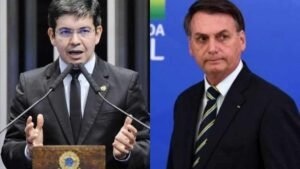 Randolfe Rodrigues e Bolsonaro