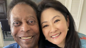 Pelé casou-se com Márcia Aoki aos 75 anos (Foto: Reprodução)