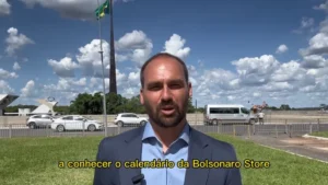 Eduardo Bolsonaro divulga a loja Bolsonaro Store