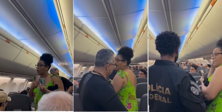 Mulher é expulsa de voo após se recusar a despachar mochila; testemunha acusa companhia aérea de racismo