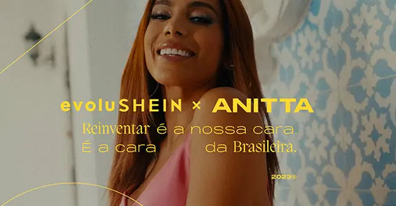 Anitta é a garota propaganda da campanha da Shein para nova coleção (Foto: Divulgação)
