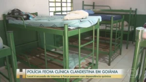 Polícia fecha clínica clandestina em Goiânia — Foto: Reprodução/TV Globo