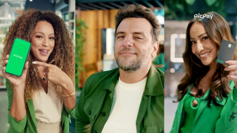 Nova campanha da PicPay é assinada pela Publicis e conta com Sabrina Sato, Rodrigo Lombardi e Sheron Menezes