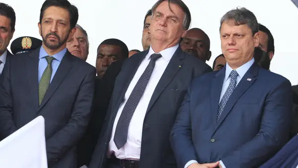 Bolsonaro almoça com governador e prefeito em São Paulo para discutir eleições municipais (foto: reprodução - Tag Notícias)