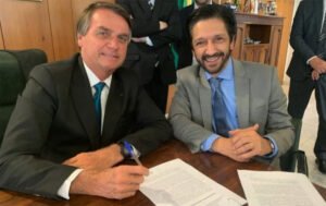 Jair Bolsonaro e Ricardo Nunes (Foto: Reprodução / Tag Notícias)