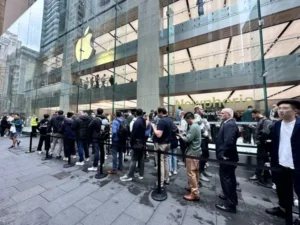Loja da Apple para venda de Iphone 15 (Foto: Reprodução / Tag Notícias)