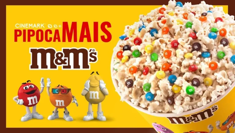 Cinemark lança exclusiva Pipoca Mais M&M'S (Foto: Divulgação)