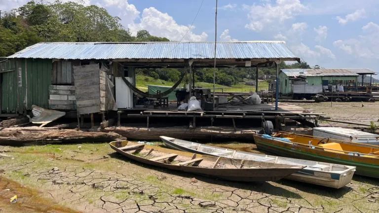 O Rio Negro, Manaus / Amazonas, na sexta-feira, 29 de setembro (Foto: Reprodução)