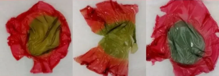 Quando produto estraga a embalagem muda de vermelho para verde — Foto: pedro Luiz Manique Barreto/Divulgação