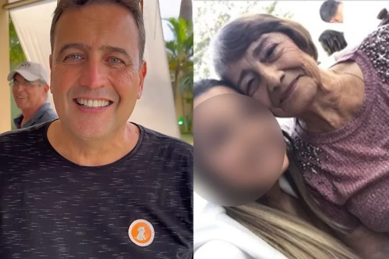 Leonardo Pereira Alves, de 58 anos, e a mãe dele, Luzia Tereza Alves, de 86 (fotos: reprodução)