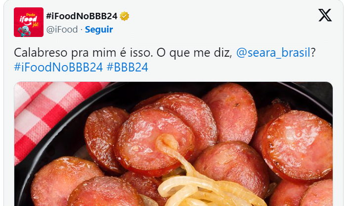 Marcas brincam com calabreso após briga no BBB24