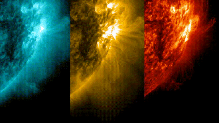 Nasa capta explosão no Sol que causou interferências na Terra (Foto: Reprodução)