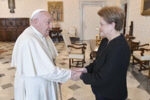 Papa Francisco e Dilma Rousseff (Foto: Vatican Media)