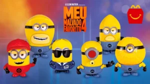 Minions chegam ao McLanche Feliz para celebrar ‘Meu Malvado Favorito 4’ (Foto: Reprodução)