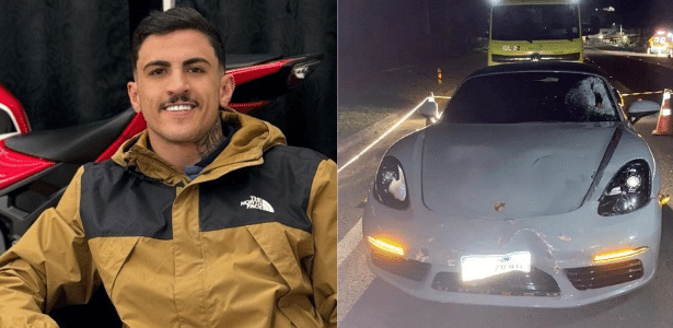 Influencer que atropelou e matou lavrador com Porsche segue foragido (Foto: Reprodução)